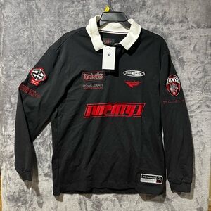 Air Jordan Men’s Essentials Long Sleeve Rugby Shirt [HF9323-010] Size Large